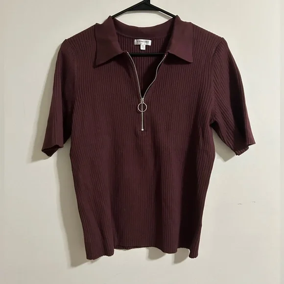 Reitmans Ribbed Short Sleeve Tee - Picture 5 of 8